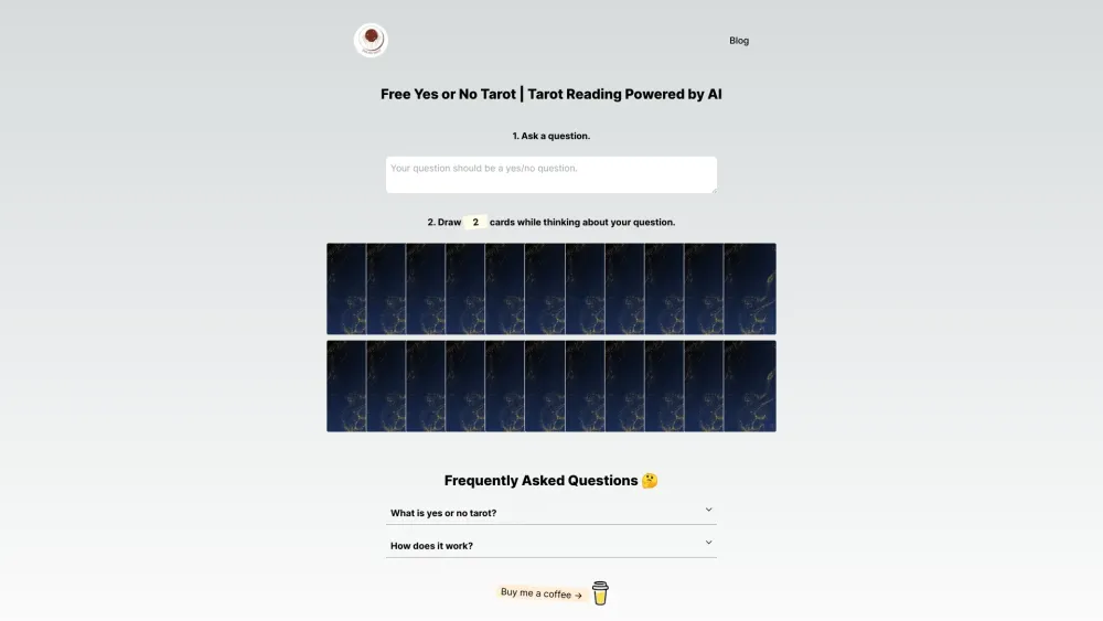 AI Yes or No Tarot: Traditional Insight & Modern Tech Fusion