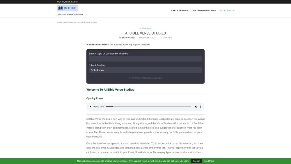 AI Bible Verse Studies: New Way to Read & Analyze the Bible