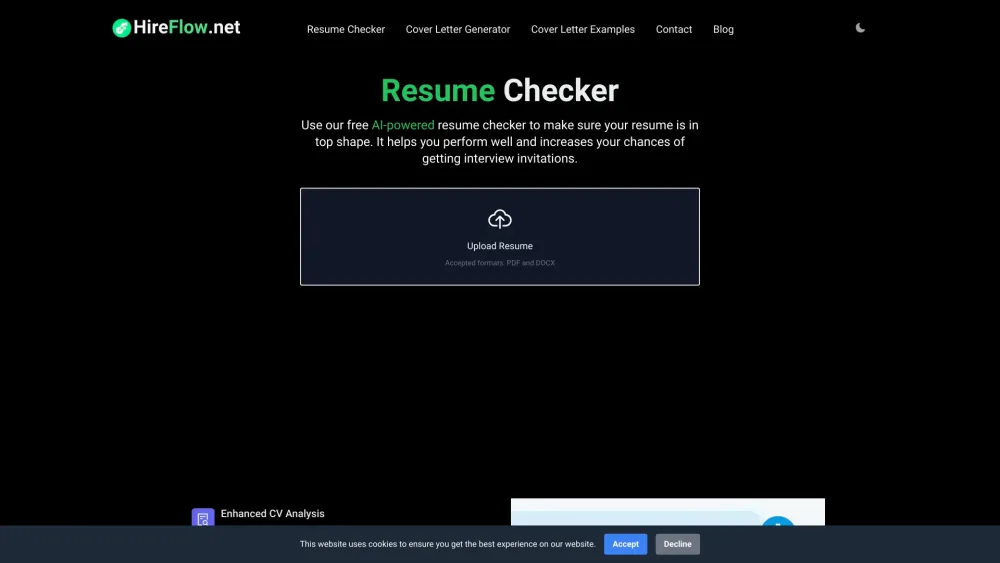 HireFlow.net: AI Resume & Cover Letter Optimization Tools