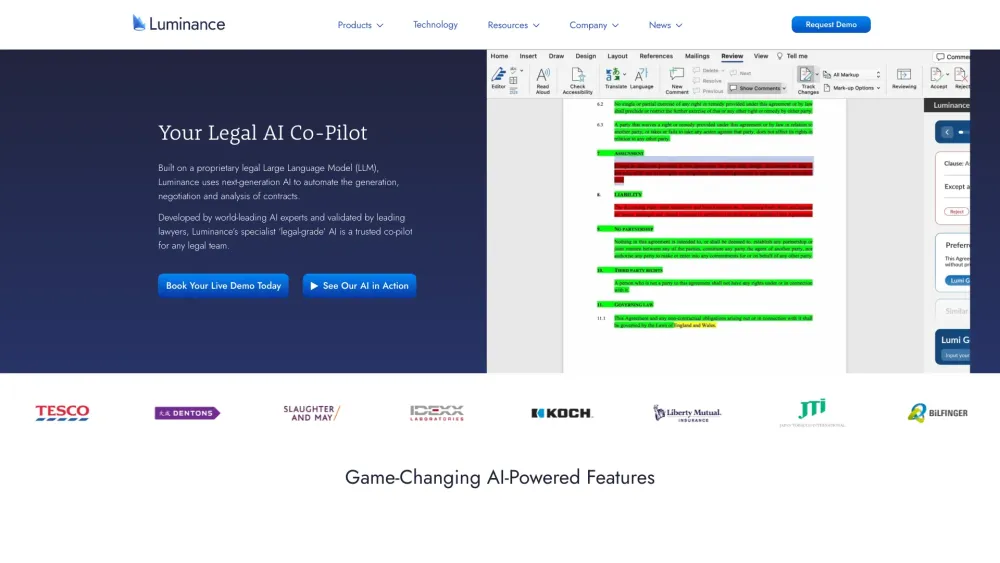 Luminance: AI Platform Enhancing Efficiency for Legal Professionals