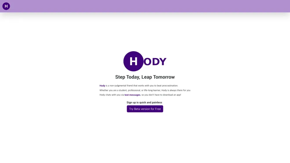 Hody: Defeat Procrastination with Hody's Advanced Productivity Tools