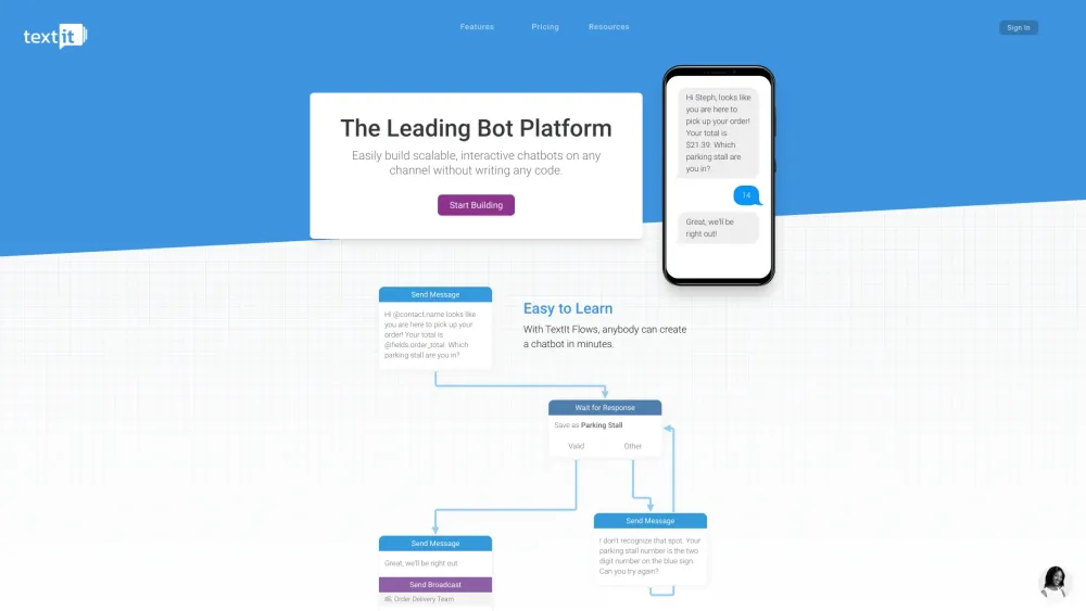 **TextIt Bot Platform: Build Messaging Bots Without Coding**