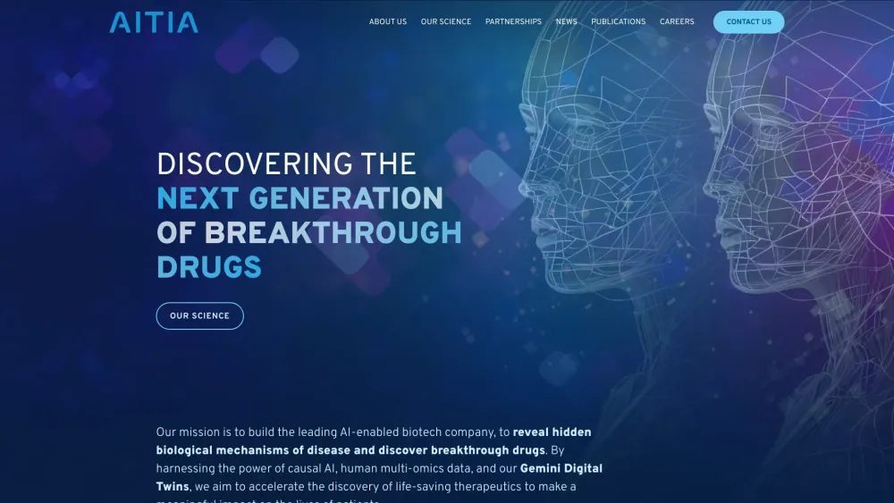 Aitia: Discover Breakthrough Drugs with Revolutionary AI Technology