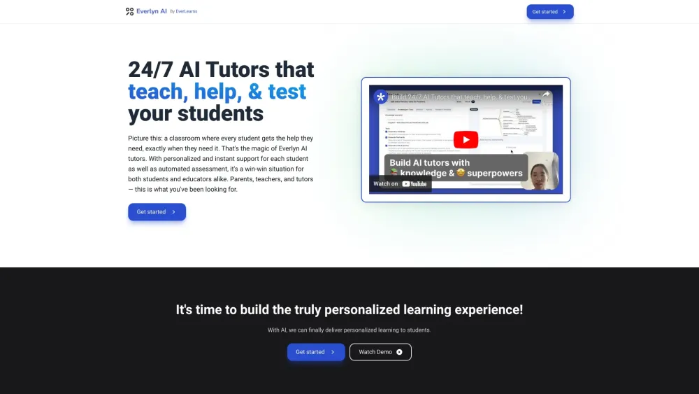 EverLyn AI: Personalized Tutoring for All Student Success