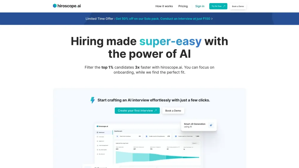 HiroScope.ai: AI-Powered Hiring Simplified for Smarter Recruitment