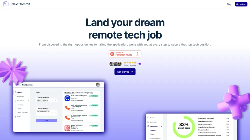 NextCommit: Tech Job Support Platform for Career Growth & Success