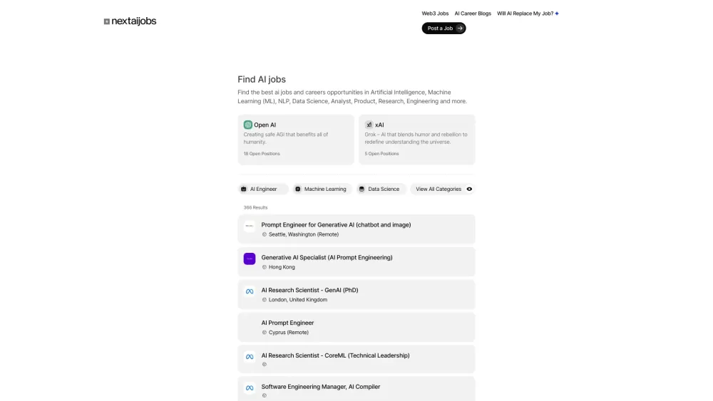 AI Job Board: Find Top AI Jobs & Career Opportunities Online Today