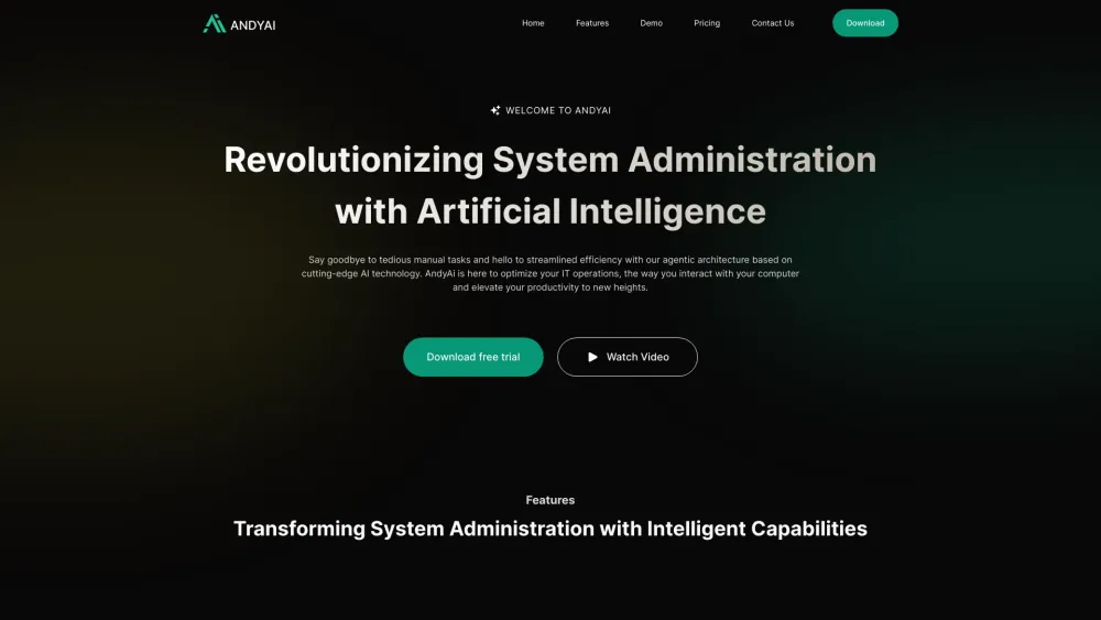 Andy AI: Advanced AI Tools for Efficient IT Operations Optimization