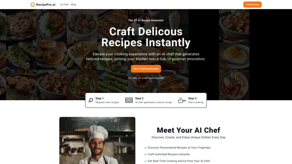 Recipe Pro: Unlimited Recipe Crafting, Easy & Effortless Every Time