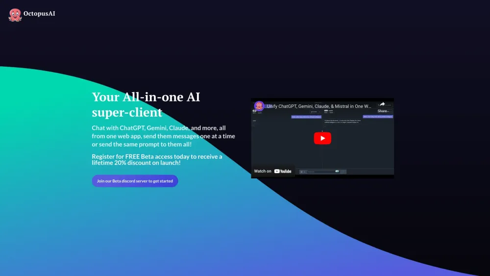 OctopusAI: Chat with Multiple LLM Models in One Powerful App