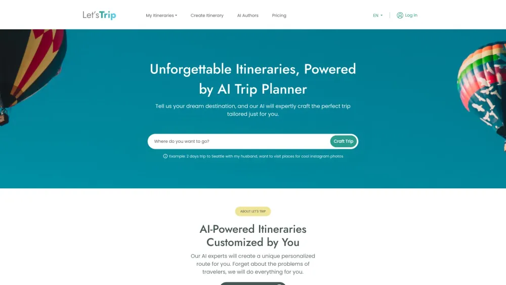 Let's Trip: AI Travel Planner, Social Media Trends Integration