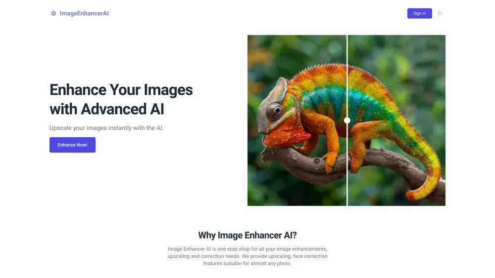 Image Enhancer AI: Upscale & Enhance Images to High-Definition Quality