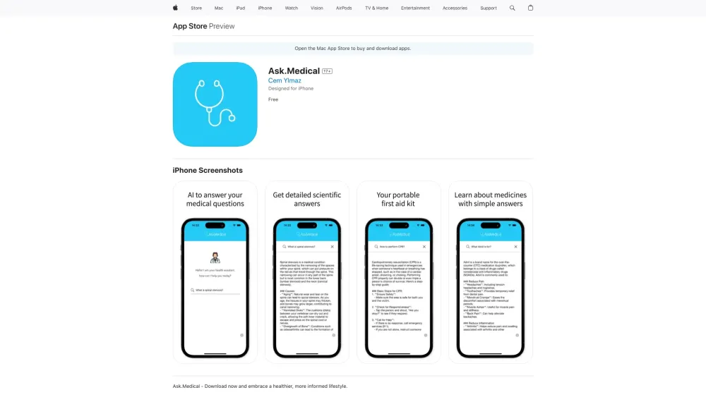 Ask.Medical: AI Health Assistant for Personalized Medical Advice