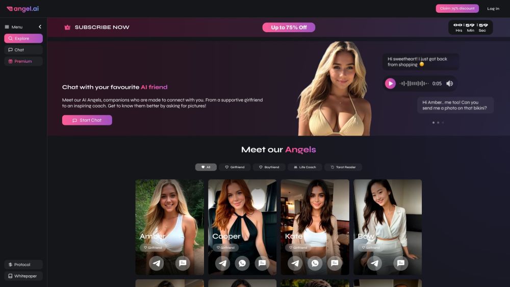 Angel AI: AI Companion Creator & Interactive App : Create & Interact