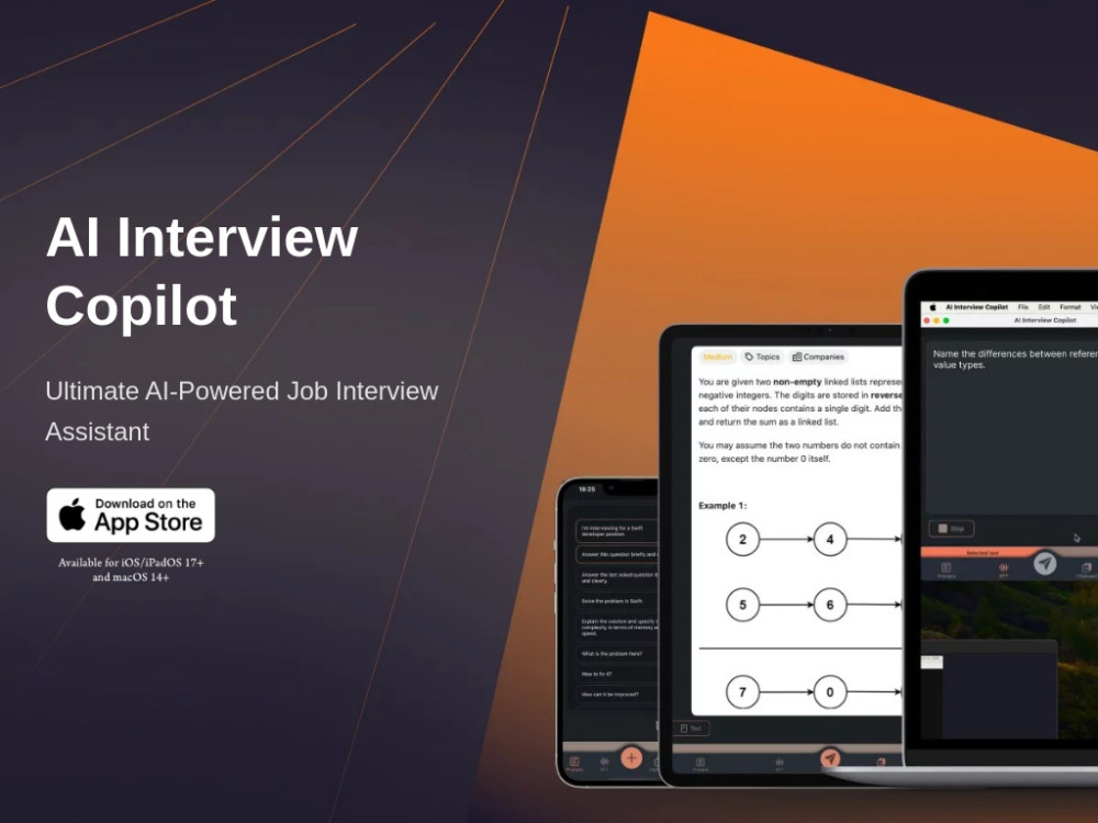 AI Interview Copilot: Job Interview AI Assistant for Success