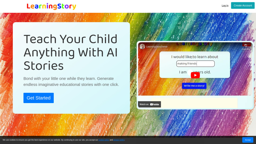 LearningStory: AI-Powered Stories for Kids' Engaging Educational Fun