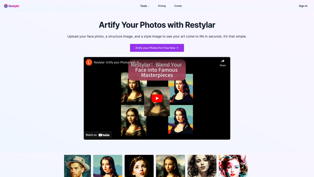 Restylar Artify: AI-Powered Platform for Personalized Art Creation