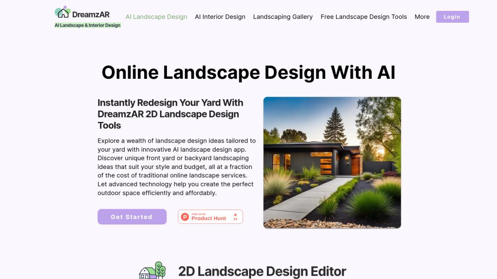 DreamzAR: AI-Powered Online Landscape Design Platform for Creators