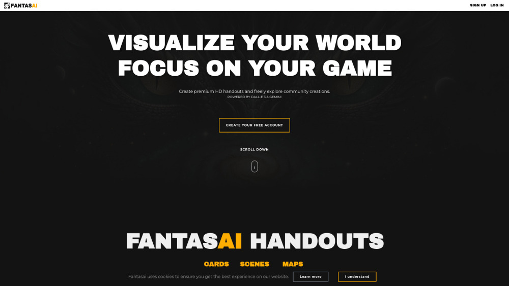 **Fantasai: AI Art Generator for Tabletop RPG Handouts & Creativity**