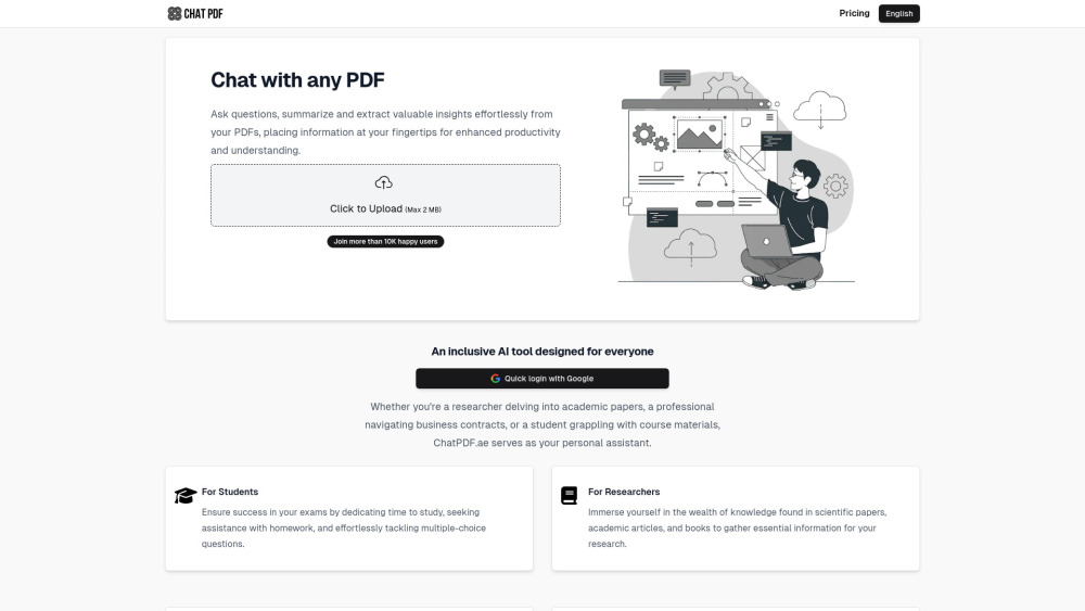 ChatPDF: AI Chatbot for Easy PDF Interaction and Assistance