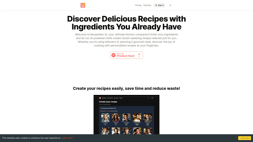 RecipeGen AI: Personalized Cooking with AI Recipe Generator