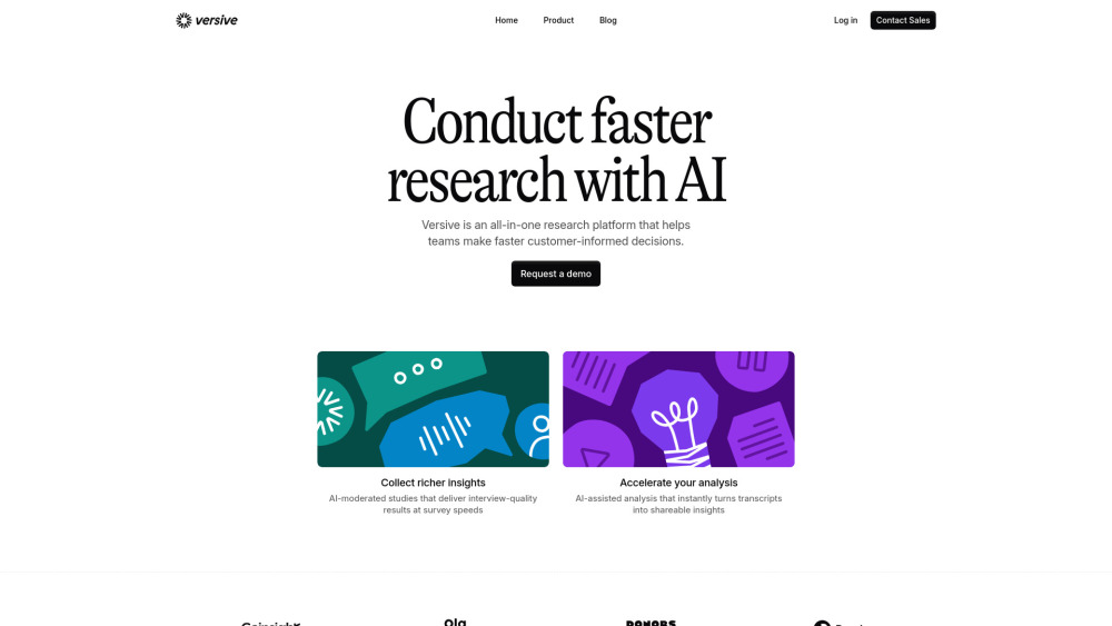 Versive: AI-Powered User Research Platform for In-Depth Insights