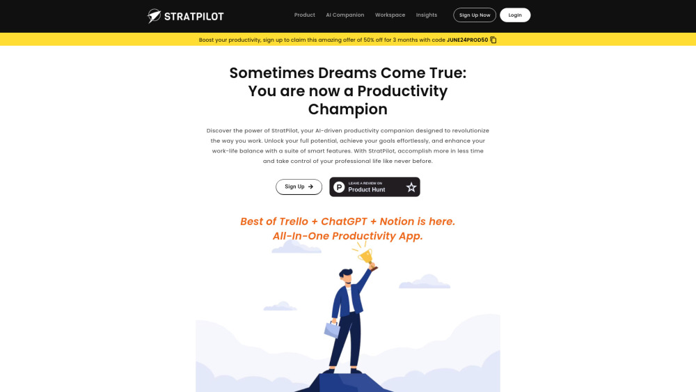 **StratPilot: AI Business Assistant for Enhanced Productivity**