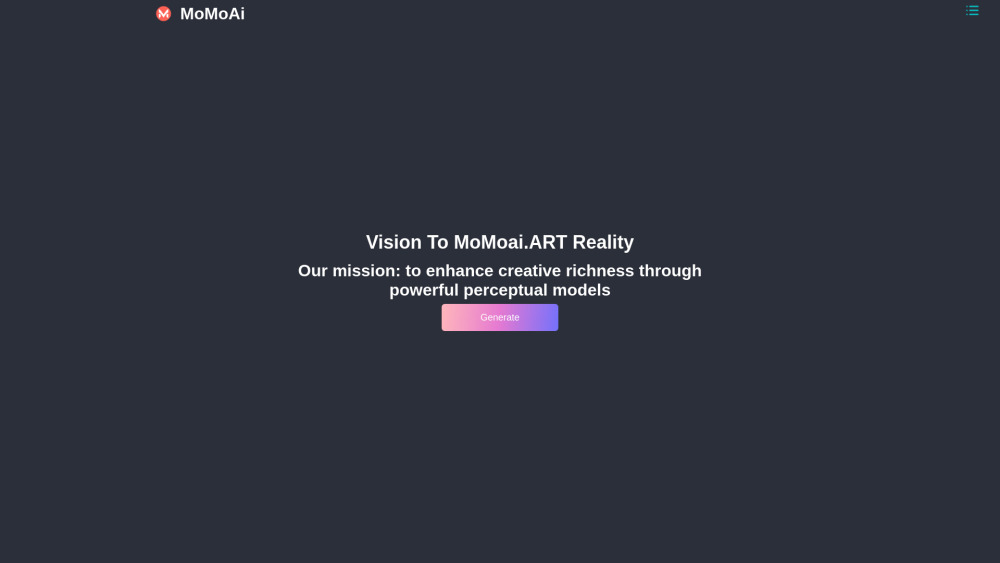 MoMoAi: Create Visual Art Easily - Text to Art Transformation Platform