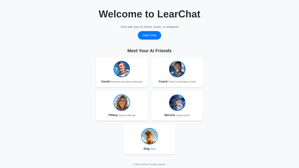 LearChat: AI Friends for Companionship & Advice - Chat Anytime