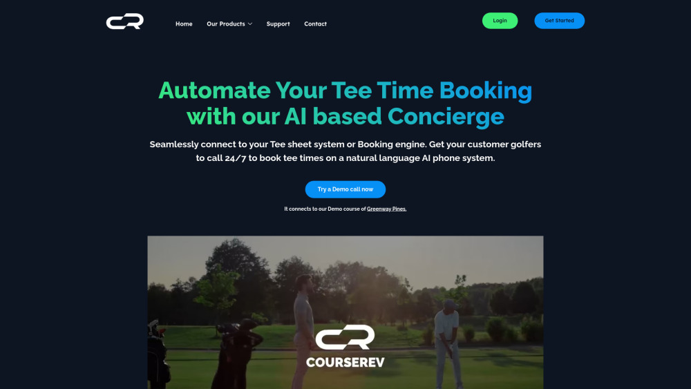 CourseRev.AI: AI-Powered Tee Time Booking for Golf Courses