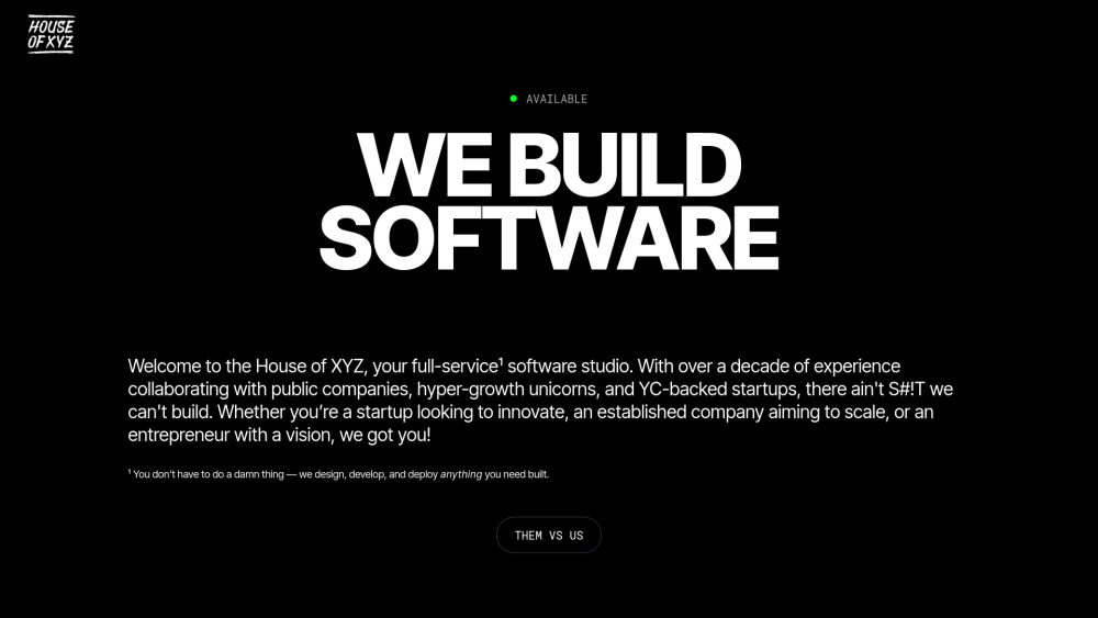 House of XYZ: Custom App Development | Full-Service Software Studio