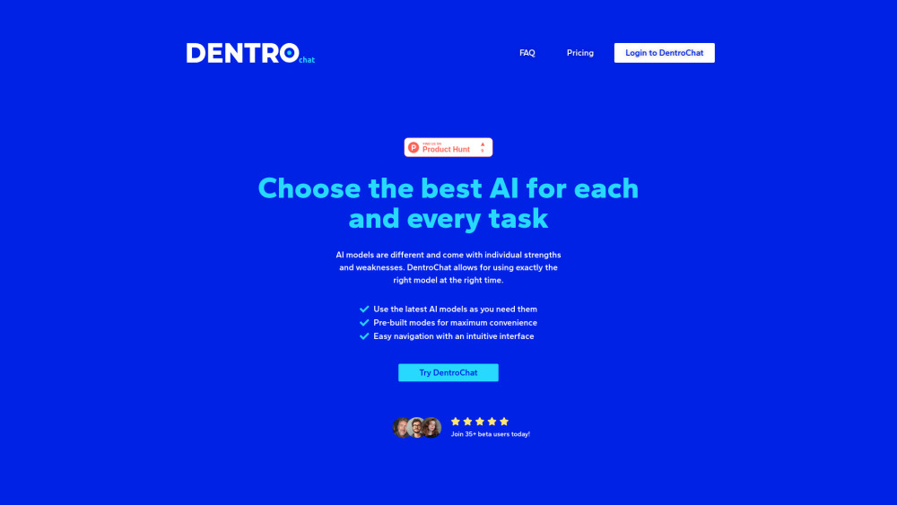 **DentroChat: AI Chat App for Effortless Switching Between LLMs**