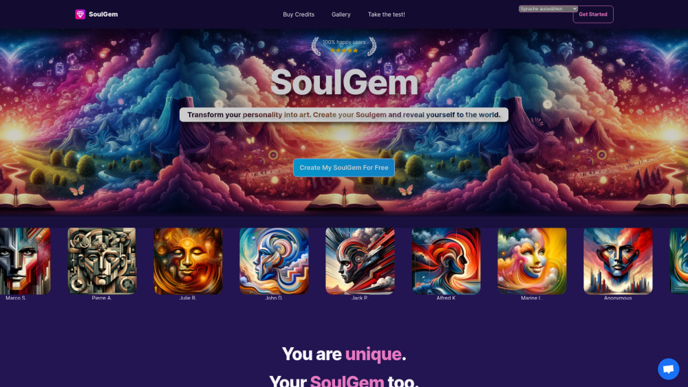 SoulGem: AI-Generated Personality Art for Unique Custom Creations