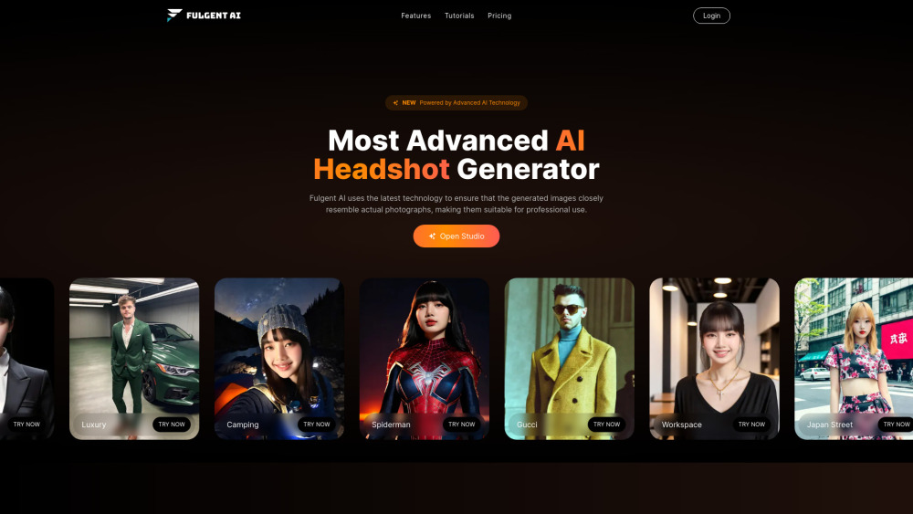 Fulgent AI: Pro AI Headshots & Art Generation Platform for Creatives