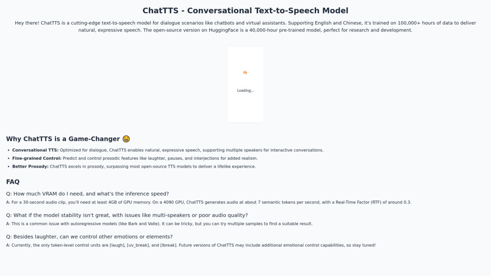 ChatTTS Me: Dynamic, Natural-Sounding Text-to-Speech Transformation