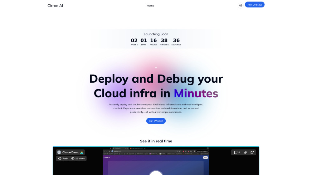 Cirroe AI: Deploy Personal Chatbot for AWS Infrastructure Easily