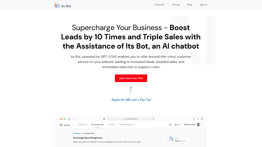 ItsBot: AI Chatbot Solutions for Customer Engagement