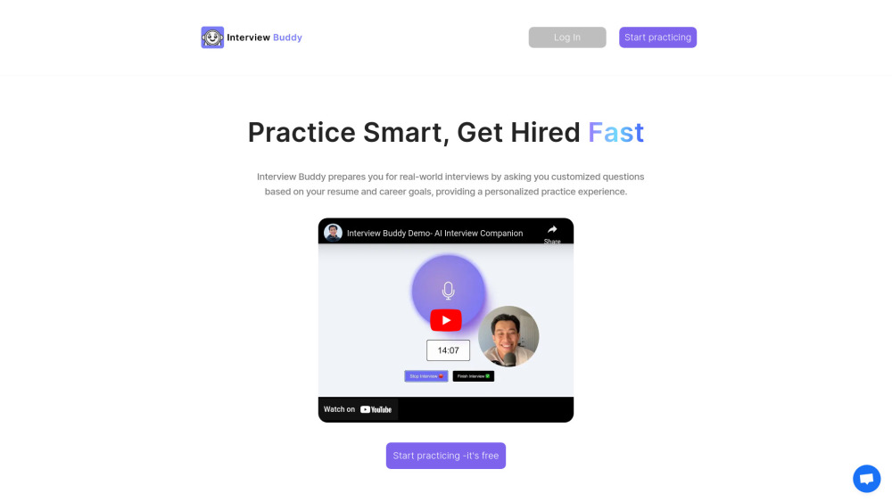 Interview Buddy: AI Speech Companion for Mastering Interview Practice