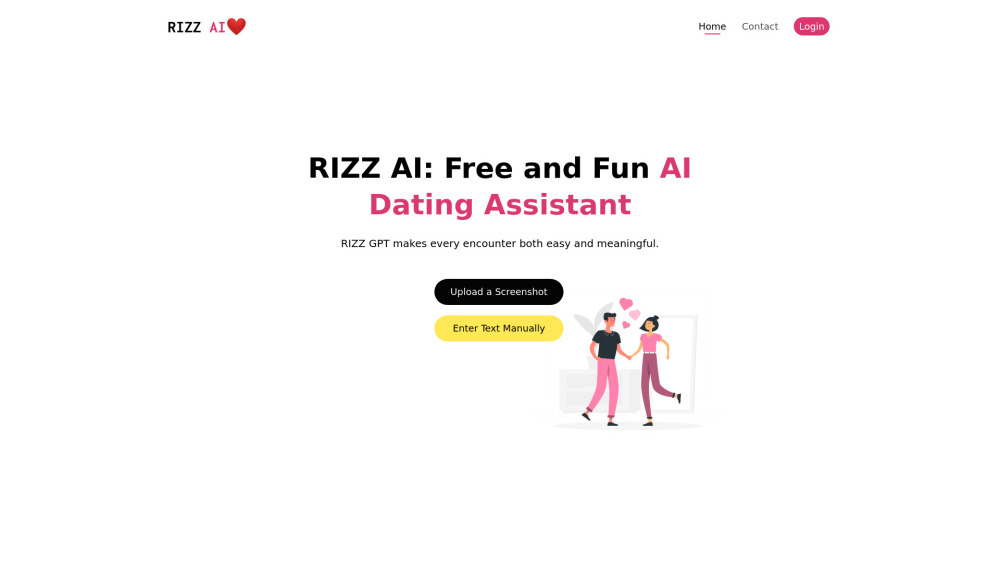 RIZZ AI: Personalized Dating Advice with AI Dating Assistant Tool