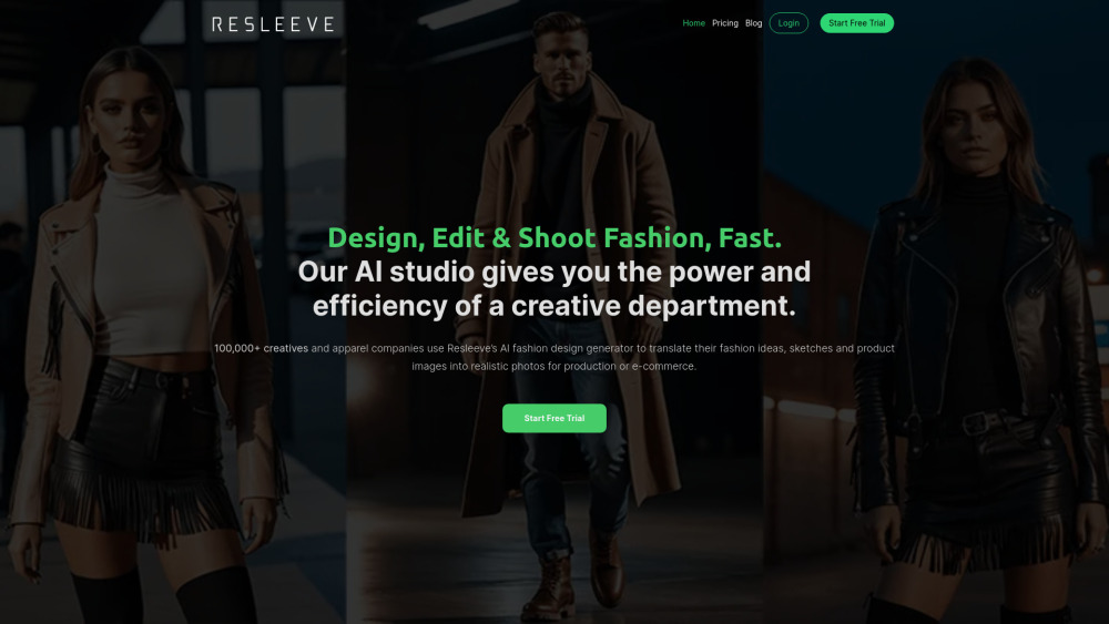 **Resleeve AI Fashion Design: AI-Powered Fashion Design Tool**