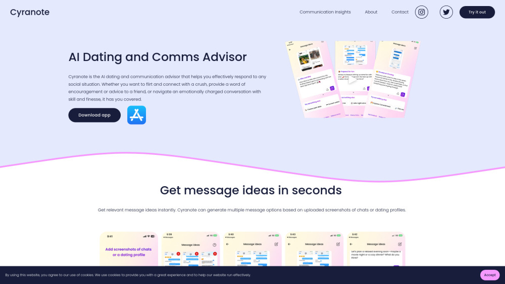 Cyranote: AI Advisor for Effortless, Smart Text Conversations