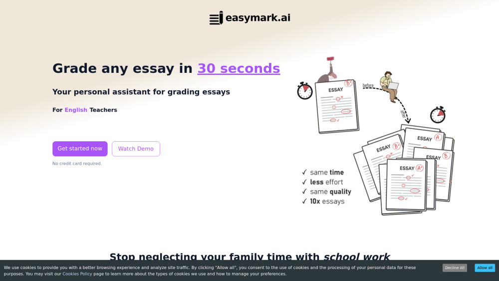 EasyMark: AI-Powered Grading Tool for English Teachers