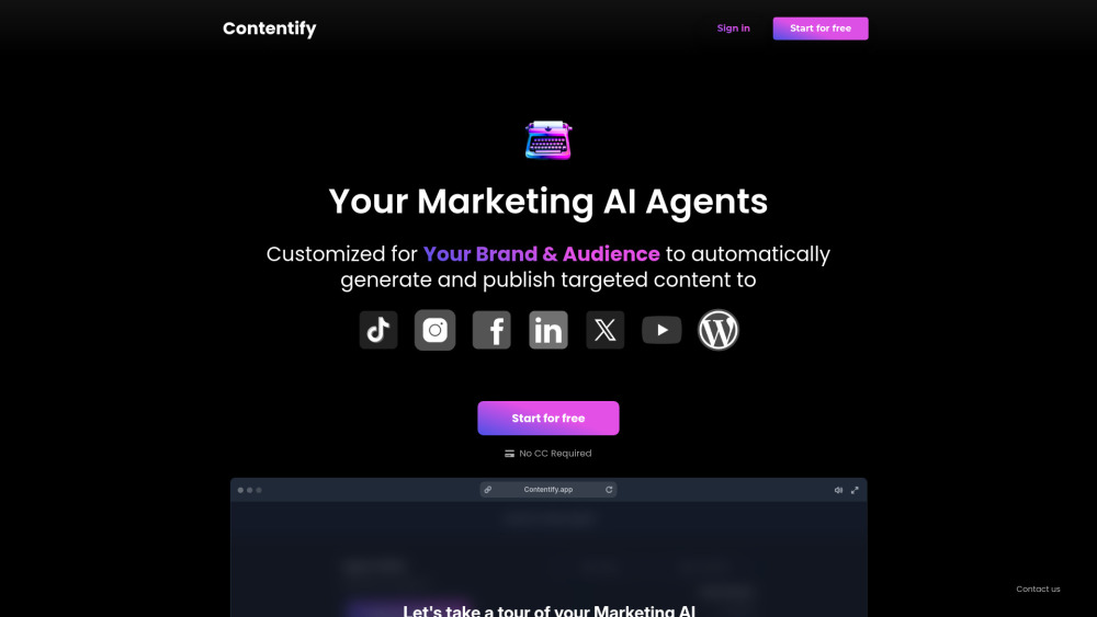 Contentify AI: AI-Powered Marketing Automation for Content Creation