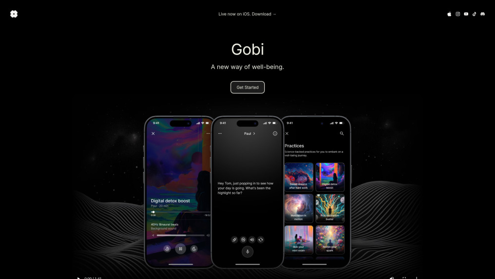 Gobi: Well-Being Assistant with Science-Backed Practices for Personal Care