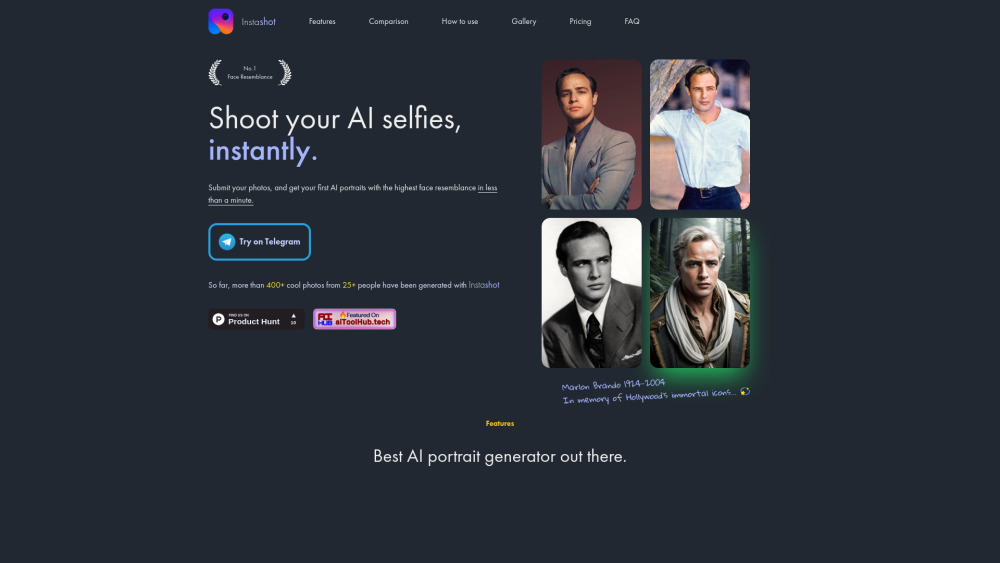 Instashot: AI Portraits | Create Stunning Photos in Minutes