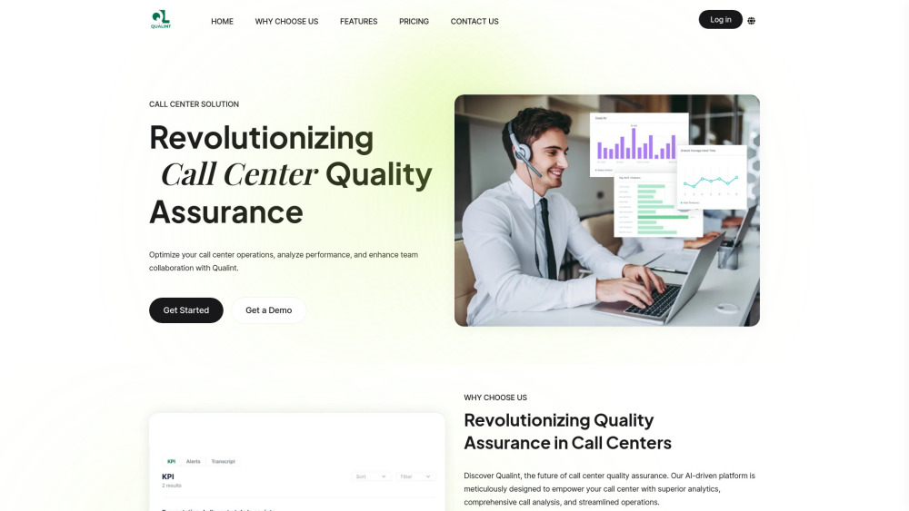 Qualint: AI Quality Assurance Solution for Efficient Call Centers