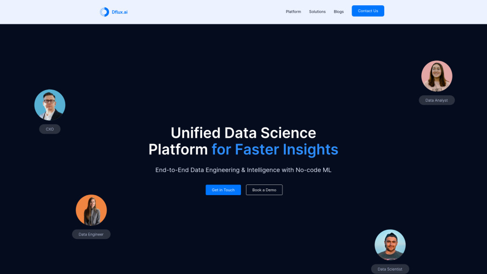 Dflux.ai - Unified Data Science Platform: Actionable Insights & Analytics