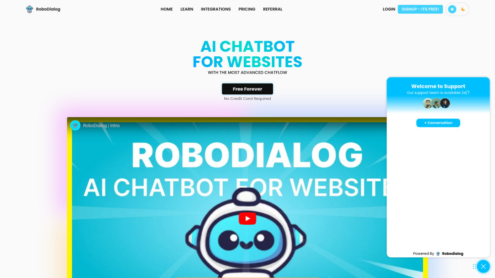 RoboDialog: AI Chatbot Service for Websites - Engage, Support, Convert