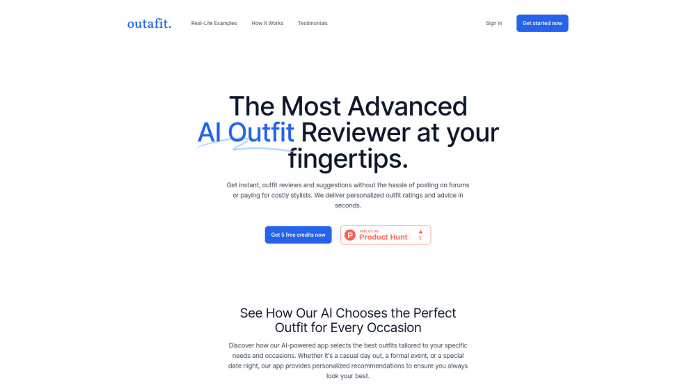 **Outafit - Your AI Fashion Expert: Personalized Style Tips & Outfit Reviews**