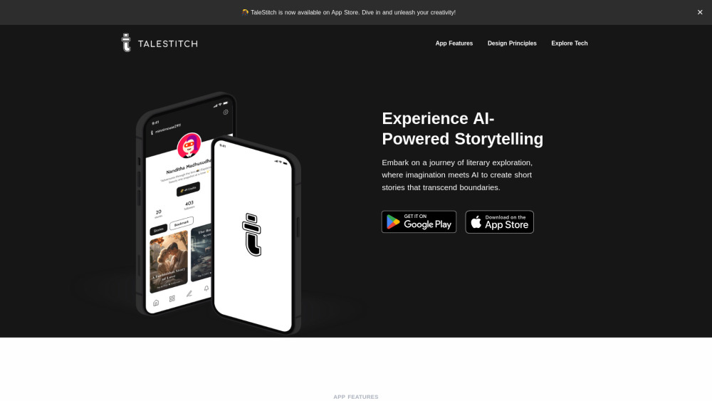 TaleStitch: AI Story-Writing & Collaboration for Creative Projects